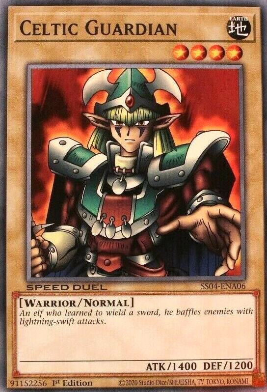 Celtic Guardian SS04-ENA06 card from Speed Duel Decks: Match of the Millennium