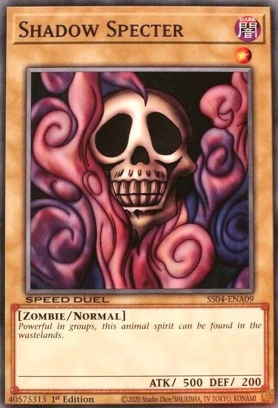 Shadow Specter SS04-ENA09 card from Speed Duel Decks: Match of the Millennium