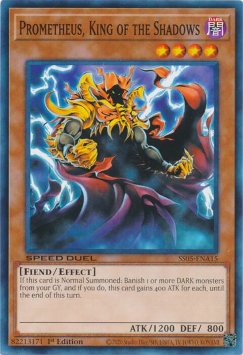 Prometheus, King of the Shadows SS05-ENA15 card from Speed Duel Decks: Twisted Nightmares