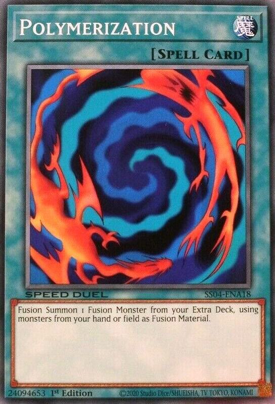 Polymerization (A) SS04-ENA18 card from Speed Duel Decks: Match of the Millennium