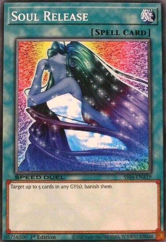 Soul Release SS04-ENA19 card from Speed Duel Decks: Match of the Millennium