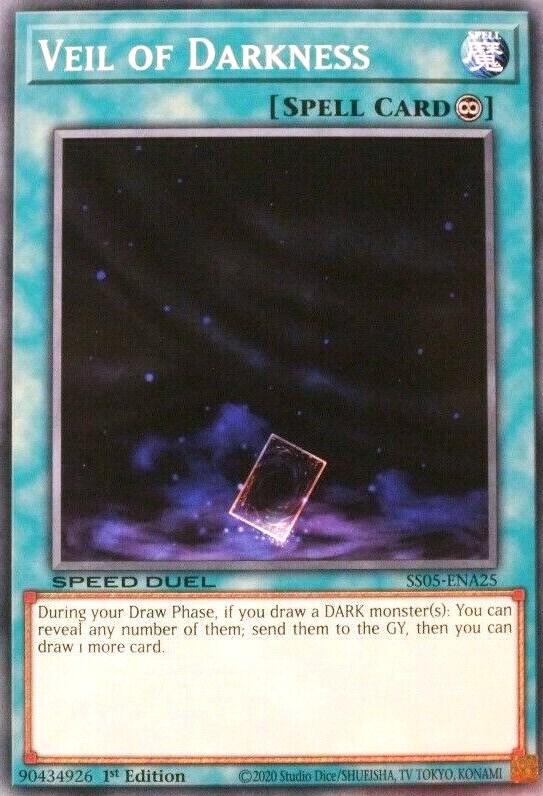 Veil of Darkness SS05-ENA25 card from Speed Duel Decks: Twisted Nightmares