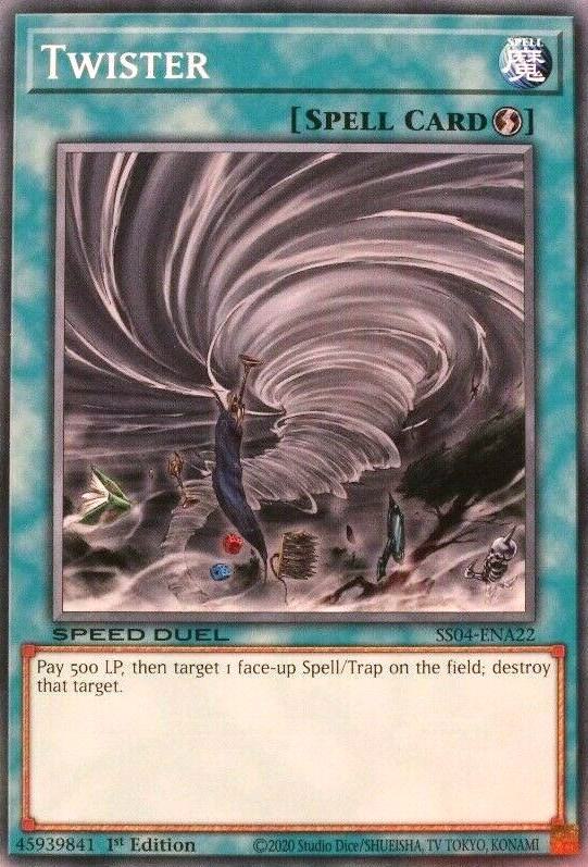 Twister SS04-ENA22 card from Speed Duel Decks: Match of the Millennium