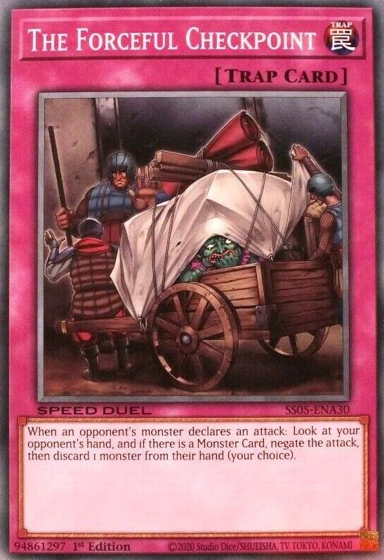 The Forceful Checkpoint SS05-ENA30 card from Speed Duel Decks: Twisted Nightmares