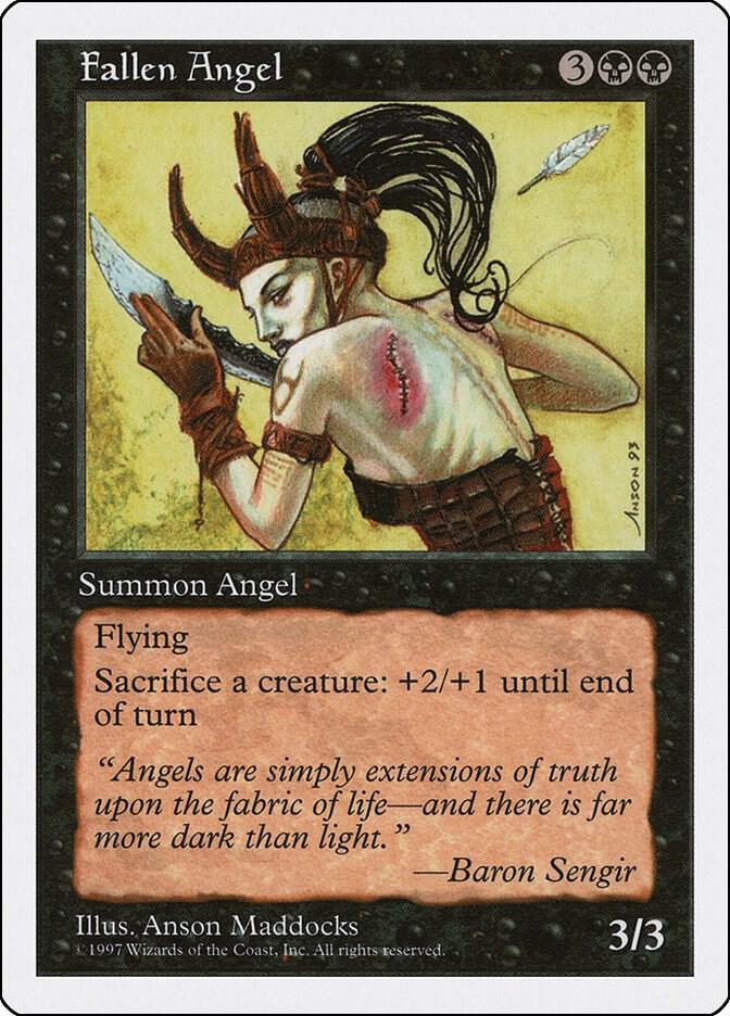 Fallen Angel card from Fifth Edition