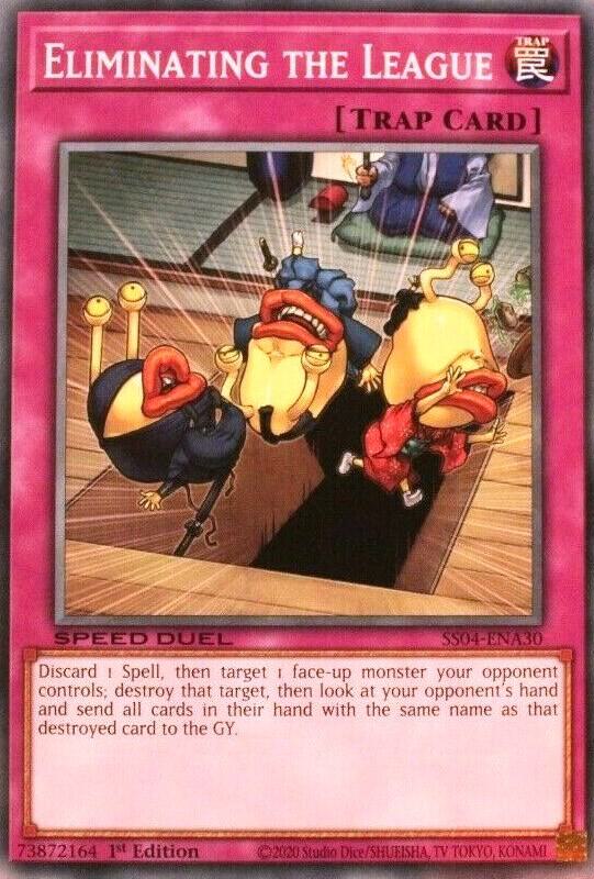 Eliminating the League SS04-ENA30 card from Speed Duel Decks: Match of the Millennium