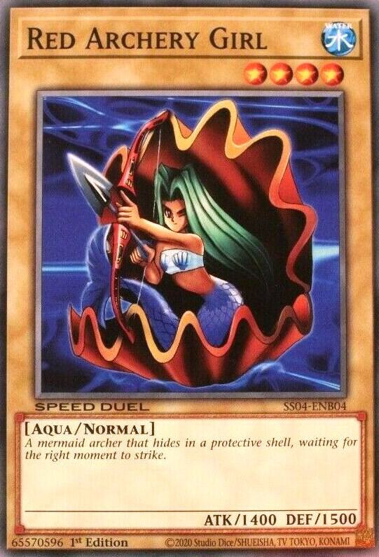 Red Archery Girl SS04-ENB04 card from Speed Duel Decks: Match of the Millennium