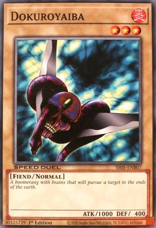 Dokuroyaiba SS05-ENB07 card from Speed Duel Decks: Twisted Nightmares