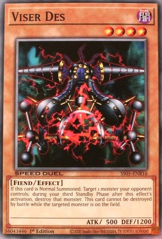 Viser Des SS05-ENB16 card from Speed Duel Decks: Twisted Nightmares