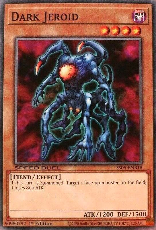 Dark Jeroid SS05-ENB18 card from Speed Duel Decks: Twisted Nightmares