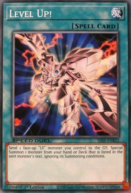 Level Up! SS05-ENB22 card from Speed Duel Decks: Twisted Nightmares