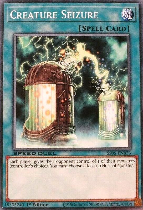 Creature Seizure SS05-ENB23 card from Speed Duel Decks: Twisted Nightmares