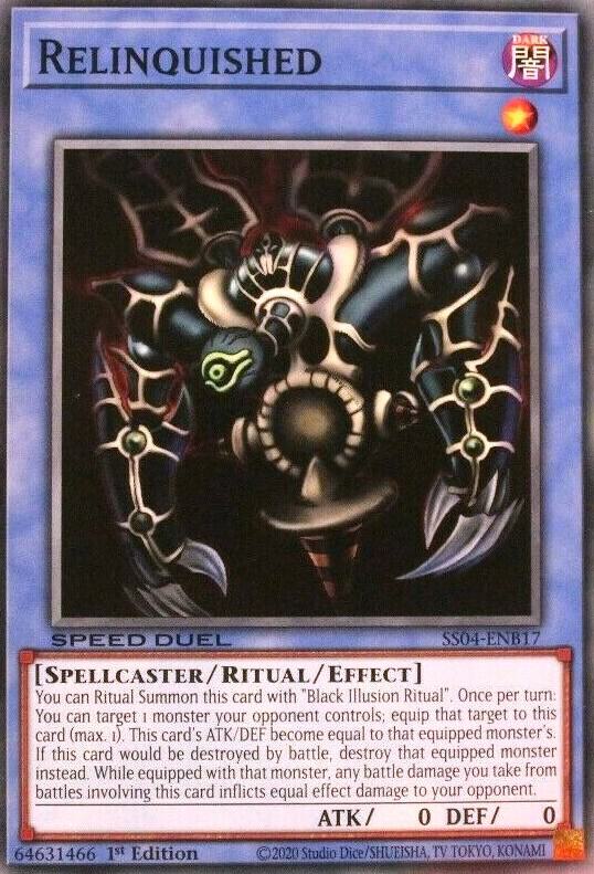 Relinquished SS04-ENB17 card from Speed Duel Decks: Match of the Millennium