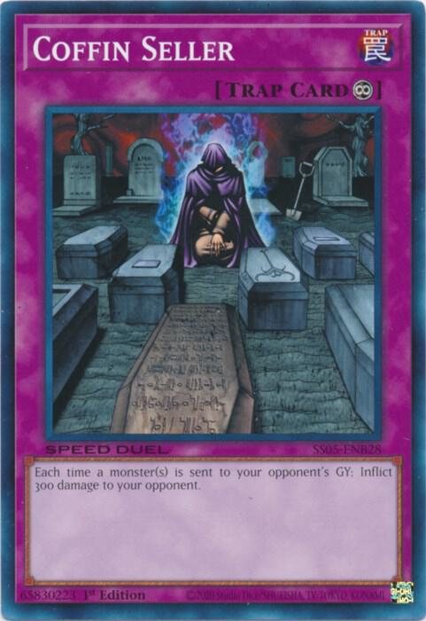 Coffin Seller SS05-ENB28 card from Speed Duel Decks: Twisted Nightmares