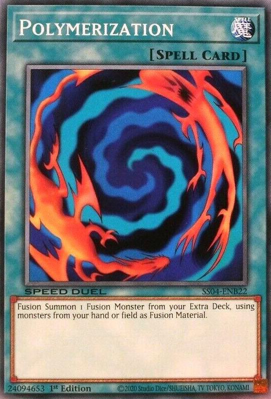 Polymerization (B) SS04-ENB22 card from Speed Duel Decks: Match of the Millennium