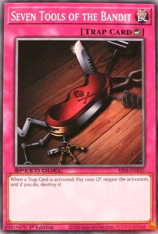 Seven Tools of the Bandit SS04-ENB25 card from Speed Duel Decks: Match of the Millennium