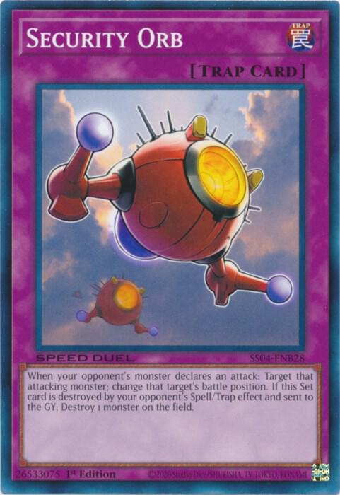 Security Orb SS04-ENB28 card from Speed Duel Decks: Match of the Millennium