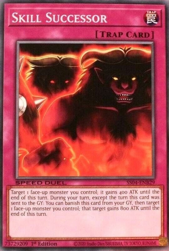Skill Successor SS04-ENB29 card from Speed Duel Decks: Match of the Millennium