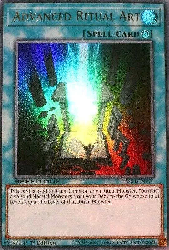 Advanced Ritual Art SS04-ENV01 card from Speed Duel Decks: Match of the Millennium