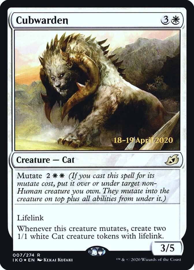 Cubwarden 7 card from Prerelease Cards