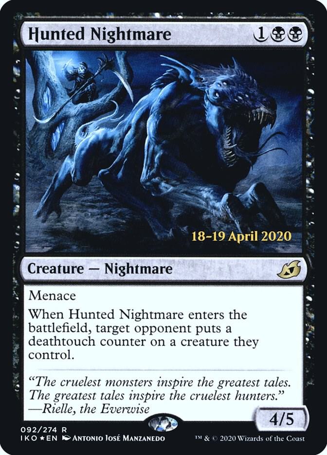 Hunted Nightmare 92 card from Prerelease Cards