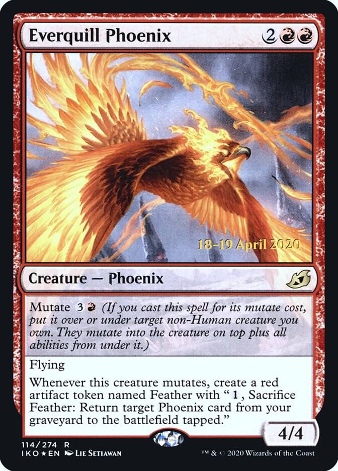 Everquill Phoenix 114 card from Prerelease Cards