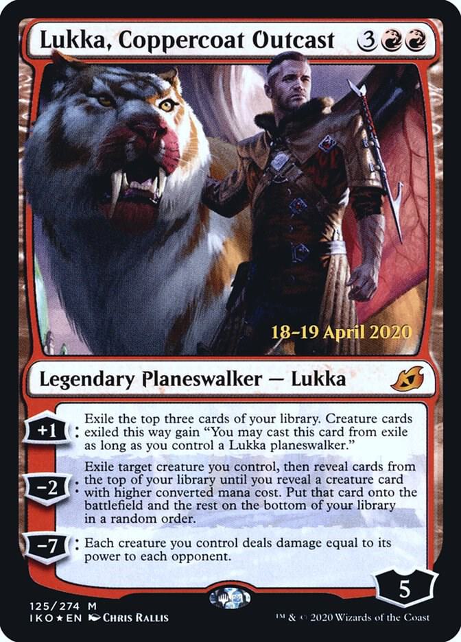 Lukka, Coppercoat Outcast 125 card from Prerelease Cards