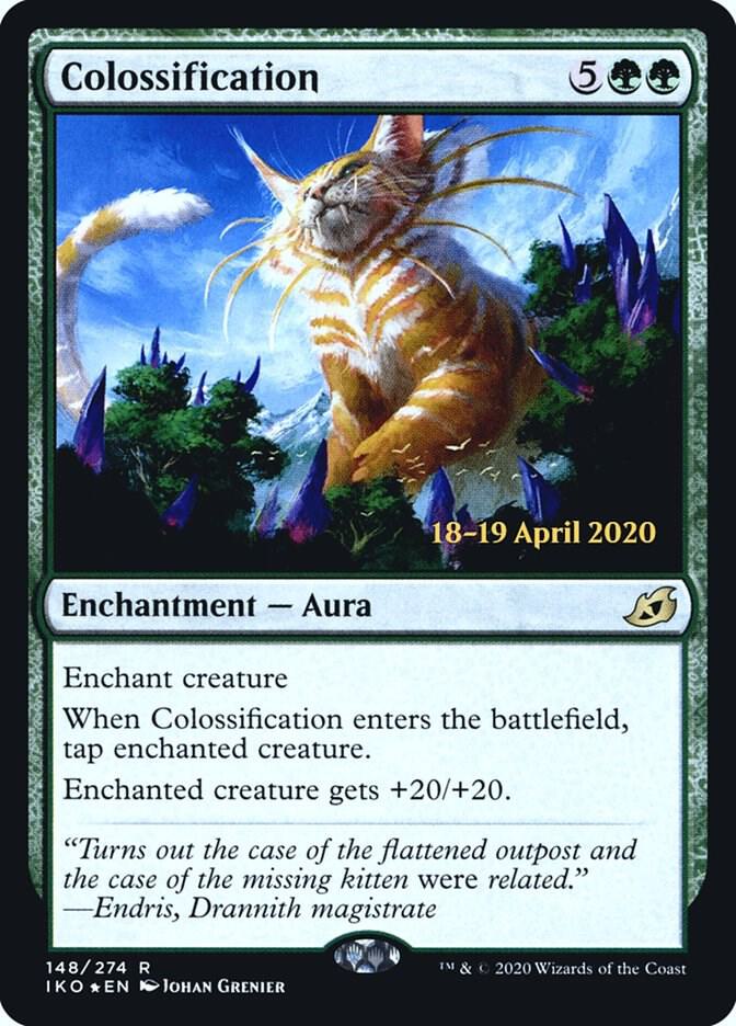 Colossification 148 card from Prerelease Cards