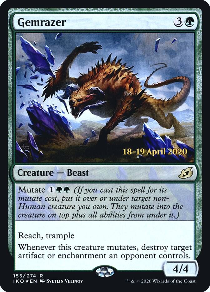 Gemrazer 155 card from Prerelease Cards