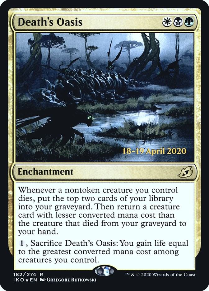 Death's Oasis 182 card from Prerelease Cards