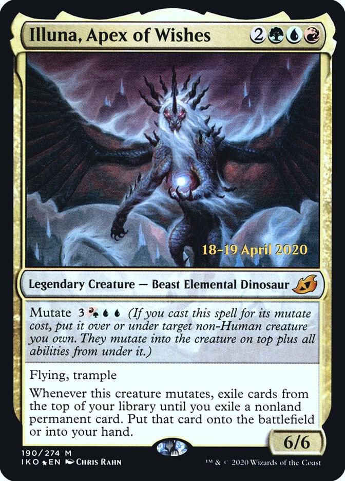Illuna, Apex of Wishes 190 card from Prerelease Cards