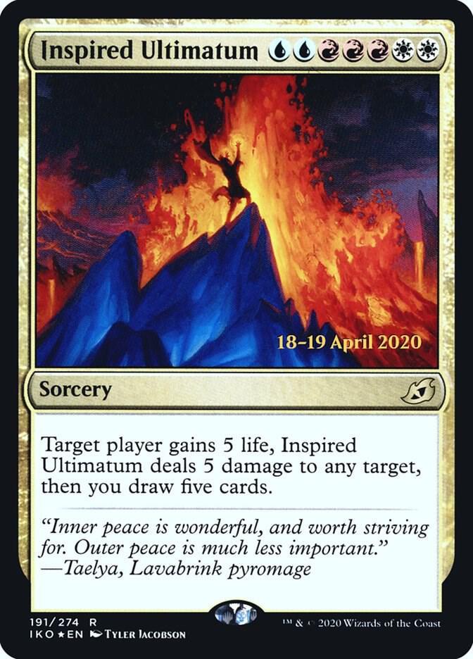 Inspired Ultimatum 191 card from Prerelease Cards