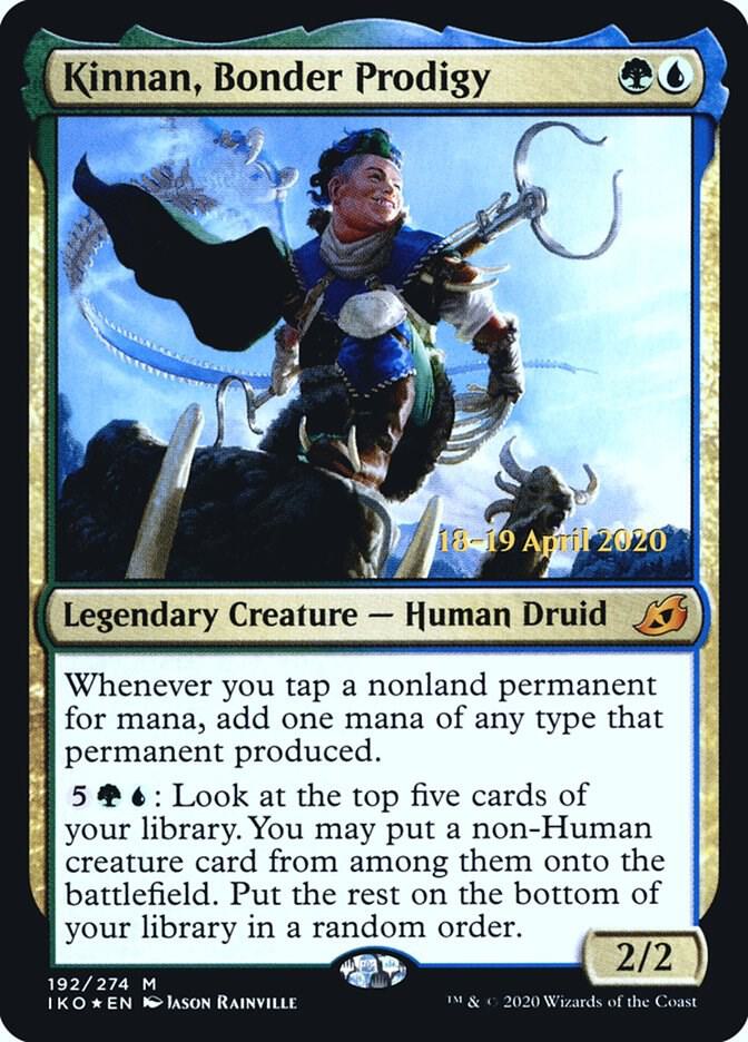 Kinnan, Bonder Prodigy 192 card from Prerelease Cards