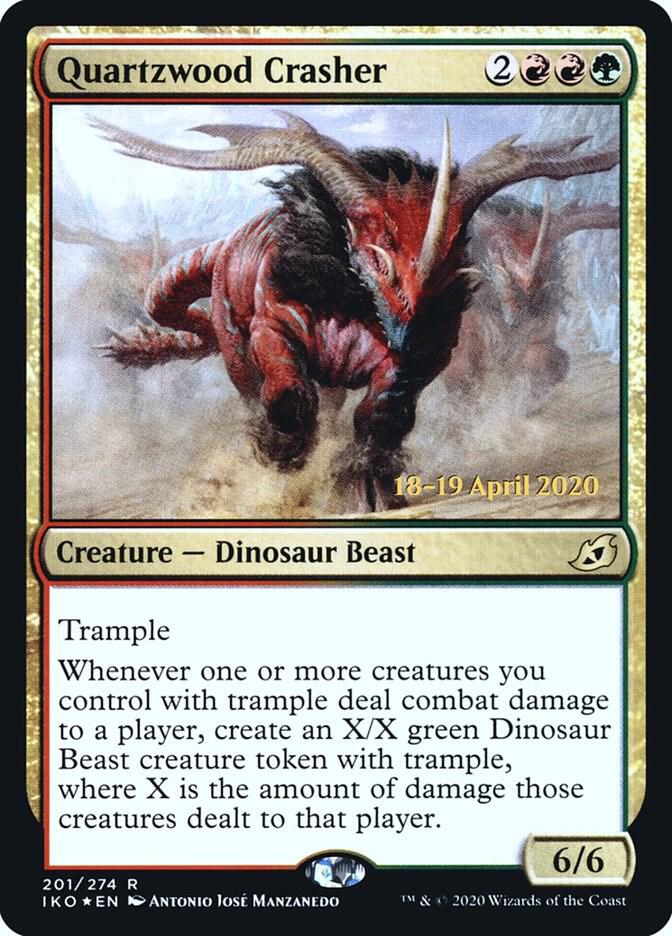Quartzwood Crasher 201 card from Prerelease Cards