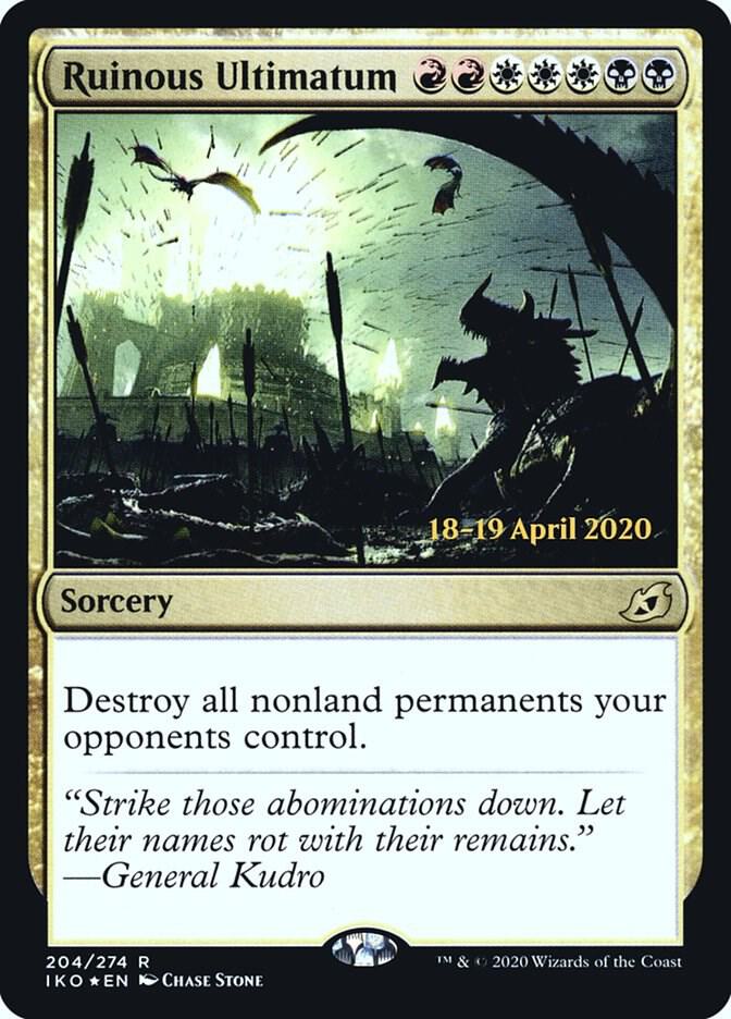 Ruinous Ultimatum 204 card from Prerelease Cards