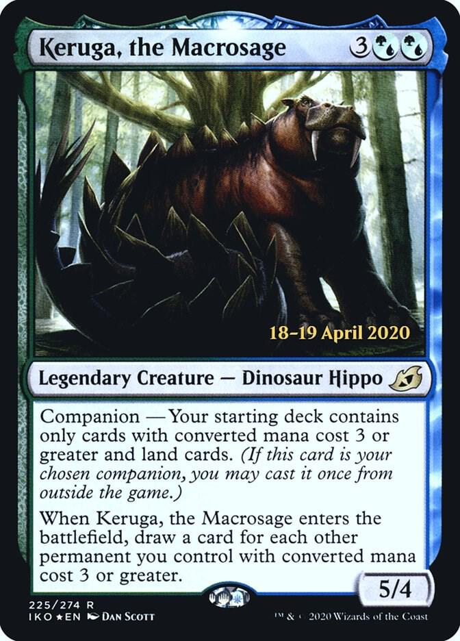 Keruga, the Macrosage 225 card from Prerelease Cards
