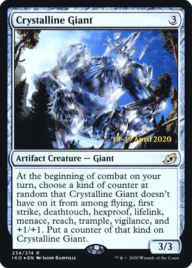 Crystalline Giant 234 card from Prerelease Cards