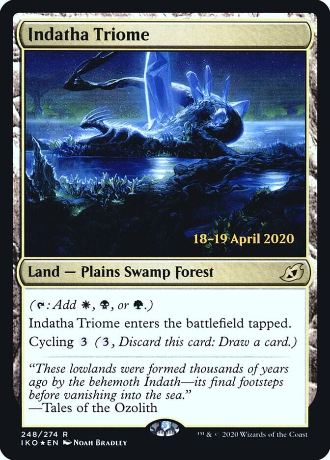 Indatha Triome 248 card from Prerelease Cards