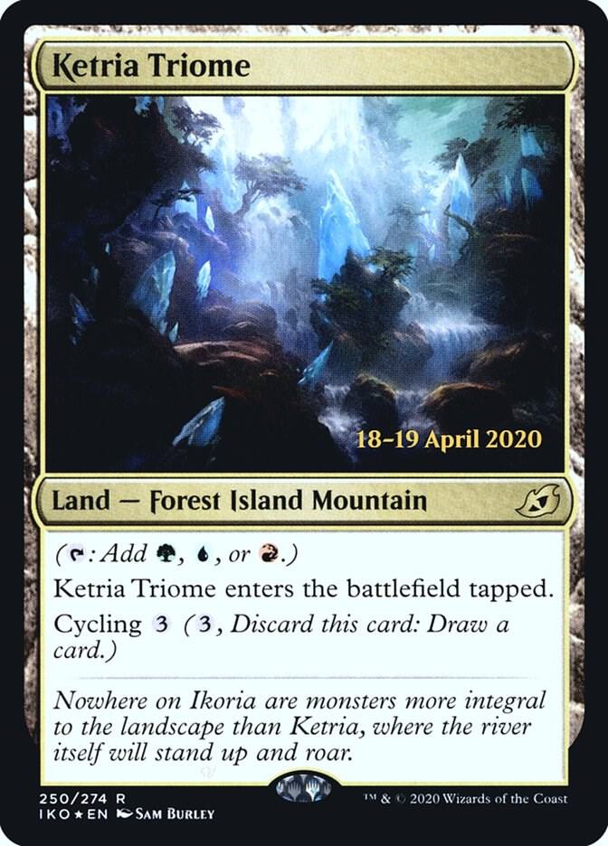 Ketria Triome 250 card from Prerelease Cards