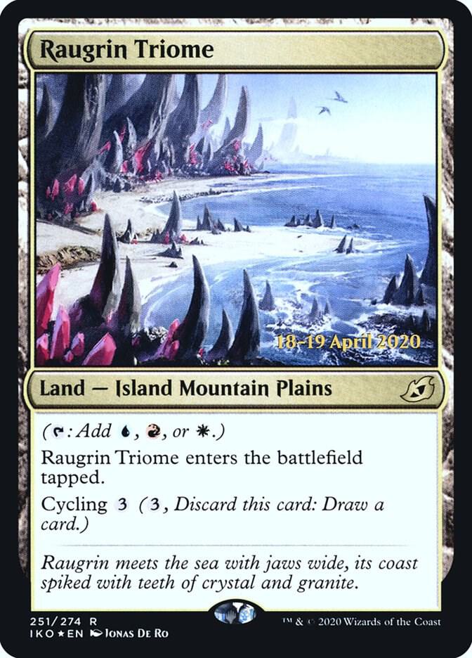 Raugrin Triome 251 card from Prerelease Cards