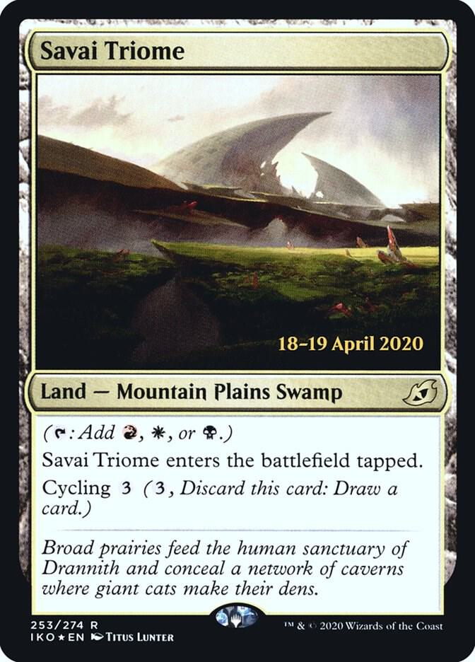 Savai Triome 253 card from Prerelease Cards