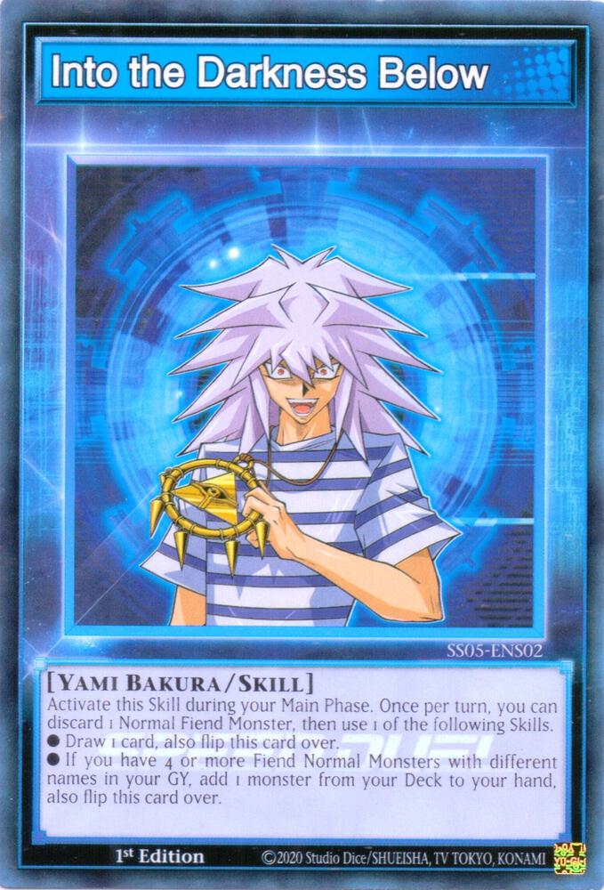 Into the Darkness Below SS05-ENS02 card from Speed Duel Decks: Twisted Nightmares
