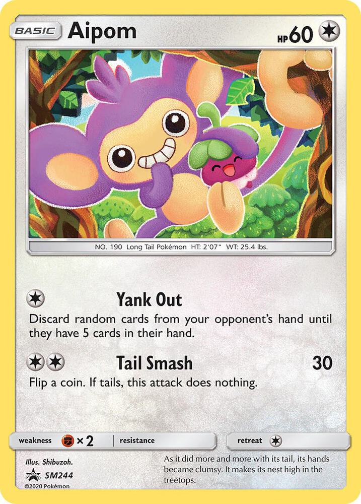 Aipom SM244 card from SM Promos