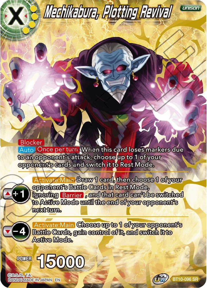Mechikabura, Plotting Revival BT10-096 card from Rise of the Unison Warrior