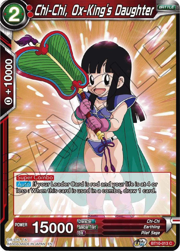 Chi-Chi, Ox-King's Daughter BT10-013 card from Rise of the Unison Warrior