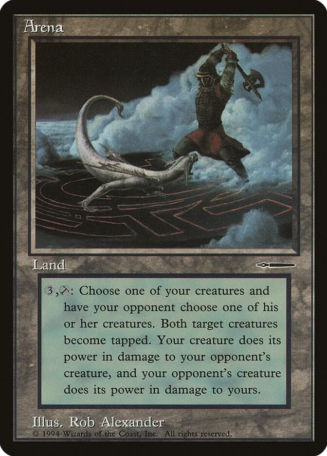 Arena card from Media Promos