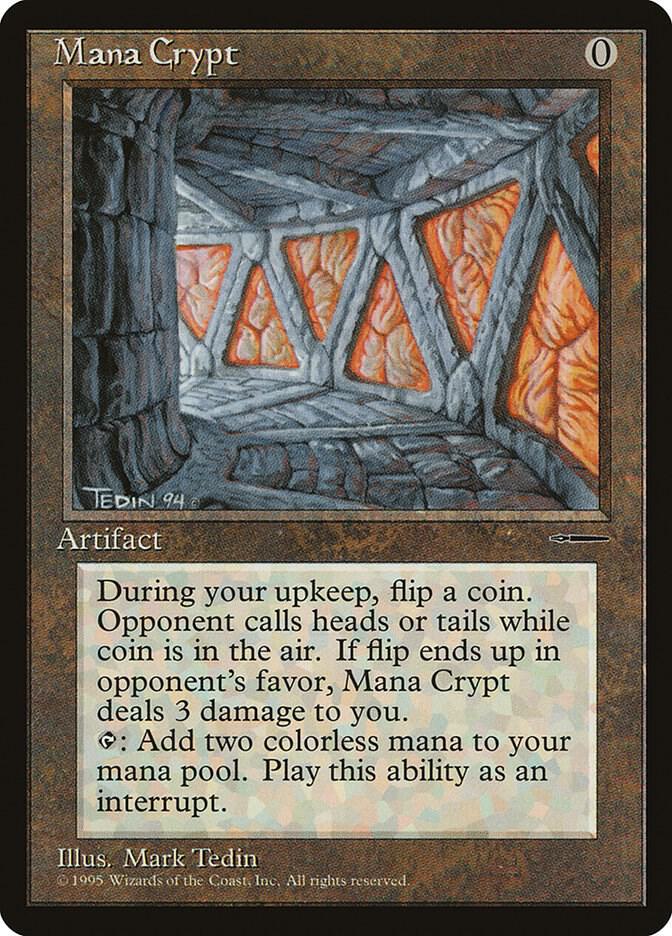 Mana Crypt card from Media Promos