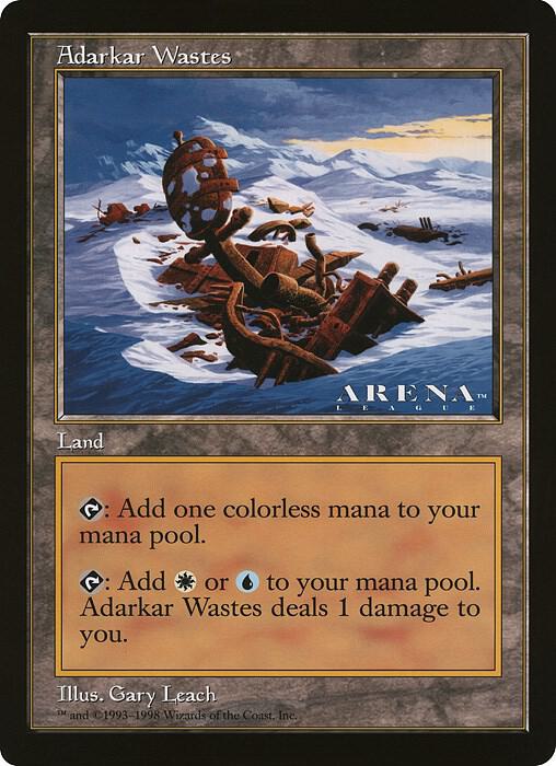 Adarkar Wastes (Arena League) card from Oversize Cards