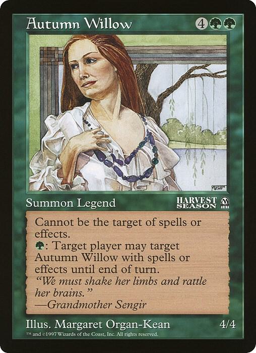 Autumn Willow (Arena League) card from Oversize Cards
