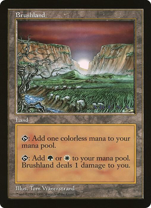 Brushland (Arena League) card from Oversize Cards